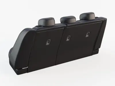 Car Seat 3D model V2