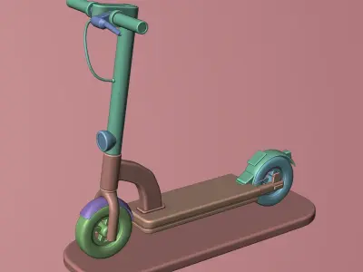 Electric  scooter  3D model