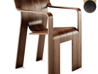 Strip chair by Gijs Bakker Castelijn 3D model