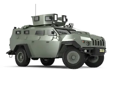 Military vehicle 3D model get