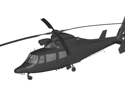 Eurocopter AS-365 3D model purchase