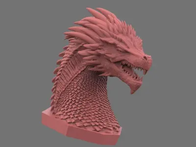 dragon head Free 3D print model