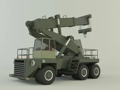 wheel crane model 3D model