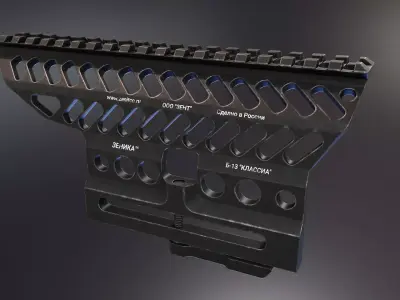 Zenitco B13 Scope Mount Low-poly 3D model
