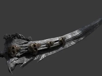 Grim Reaper Cutlass  3D model