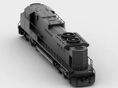 Union Pacific Train  3D model