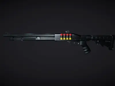 RM870 Shotgun Active 3D model