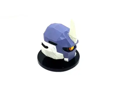 Super Mecha - Vhanz of Code Name VH4N2 - 3D Print Ready Low-poly 3D model