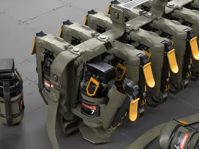 Grenade Carrier 3D model