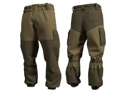Gorka Uniform Pants - Marvelous Designer 3D model