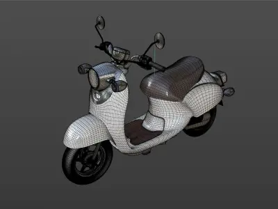 Scooter Modeling 3D model