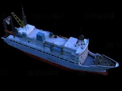 Dock Landing Ship  3D model