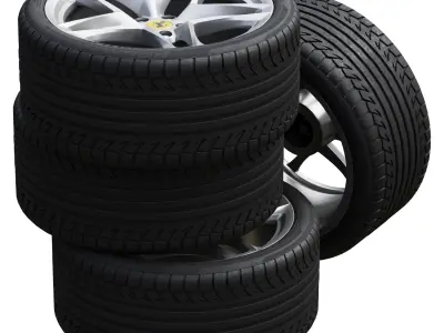 Ferrari wheels 3D model