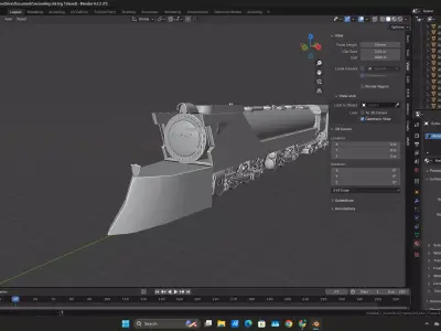  galaxy railways big 1 A Replica of Charlie studios first big1 Free 3D model