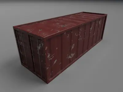 Shipping container 3D model buy