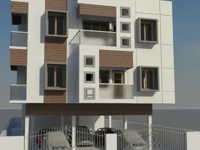 simple exterior 3D model