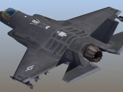 F-35A LightningII USAF 3D model