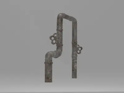 Pipeline high polygon model 3D model