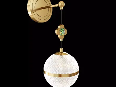 LUARA WALL I Low-poly 3D model