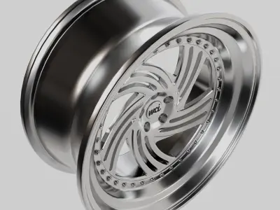 WATERCOOLEDIND SB10 Wheel Low-poly 3D model