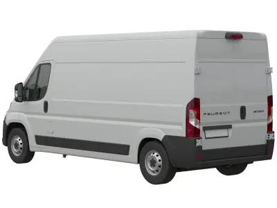 2024 Peugeot BOXER  L3H2 Detailed interior 3D model