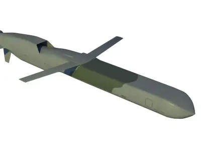 Burevestnik nuclear missile 3D model