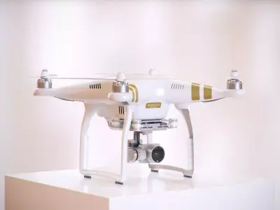 White drone HG2 3D model