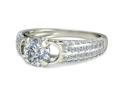 Wedding Ring  3D print model 151