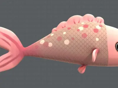 Fish V01 Low-poly 3D model