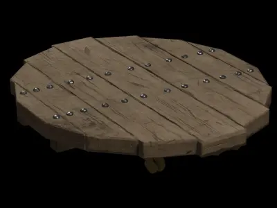 Shield with hope Free low-poly 3D model