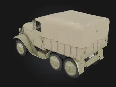 Vintage Truck Classic  Timeless Utility with Retro Flair 3D model
