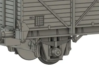 ROLLS-0016 German State Railways Ommu H0-scale 3D print model