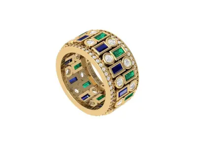 Wedding Ring  3D print model 173
