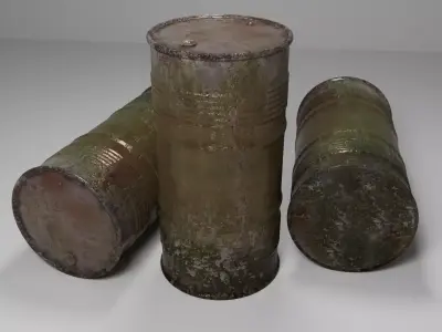 Iron Barrel 3D model
