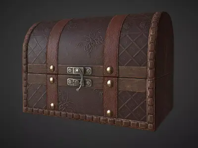 Relic Box 3D Model Low-poly 3D model