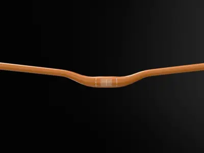 Marin MTB Handlebars blue orange Low-poly 3D model