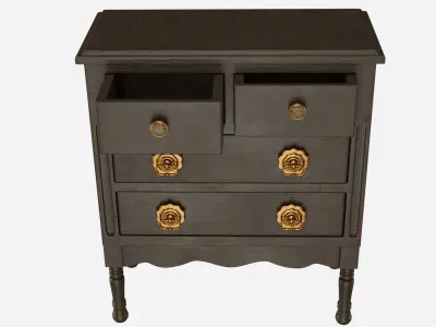 3D Model Nightstand from the 50th 3D model