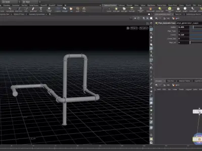 Pipe Generator HDA 3D model