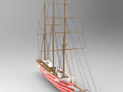 Santa Maria Ship 3D model