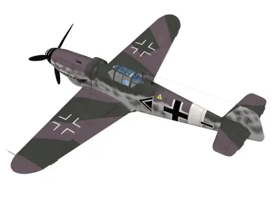 Messerschmitt Bf 109 G6 3D model