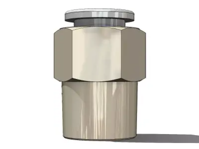 Conexao Rapida SMC KQ2H08 02A Quick Connection 3D model
