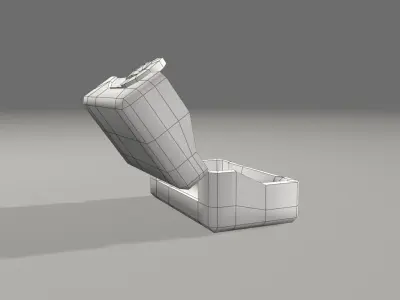 scifi orange crate 3D model