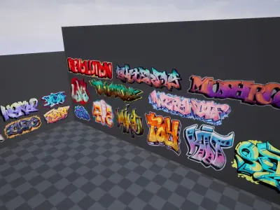 Graffiti Pack Decals III Texture