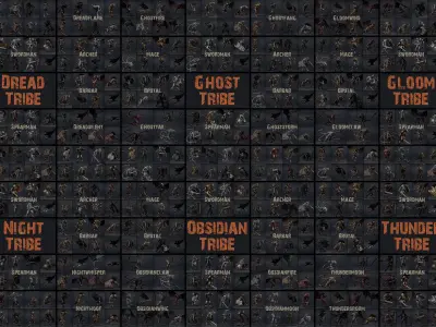 6 Tribes Bundle Part 2 3D Model Pack