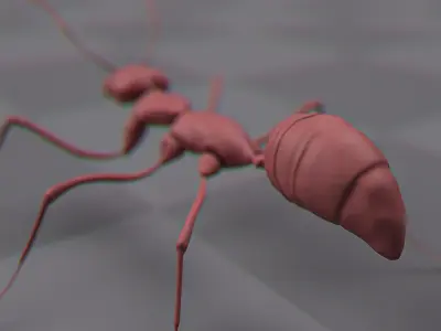 Highpoly Ant Sculpt 3D model
