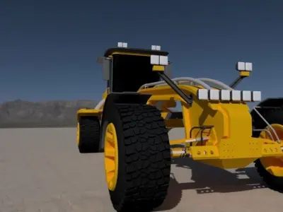 sport grader 3D model