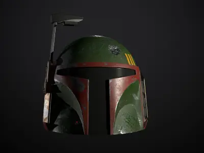 Boba Fett Helmet Free 3D model