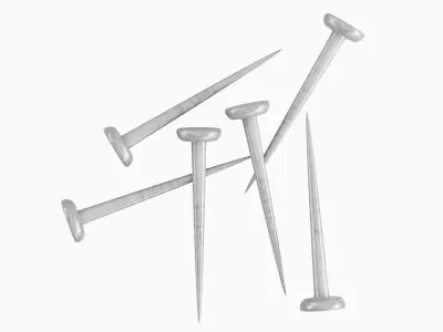 Simple Nail 02 Low-poly 3D model