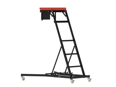 Garage Elevated Creeper Adjustable Topside Mechanic Seat 3D model