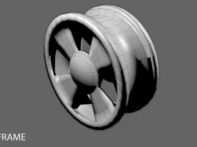 Wheel Rim 2 3D model